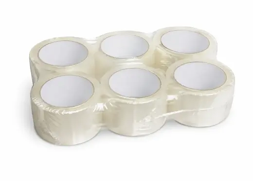 Adhesive tape 45 mm x 54 m, acrylic, transparent, 6 pcs. [pack]