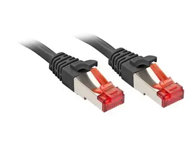 Lindy patch cable - 2 m - black