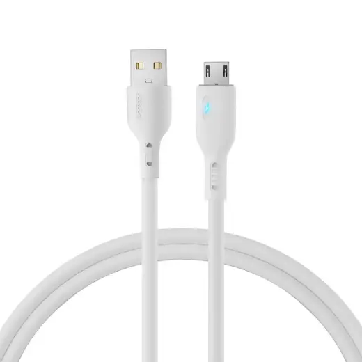 USB cable - micro USB 2.4A 1.2m Joyroom S-UM018A13 - white