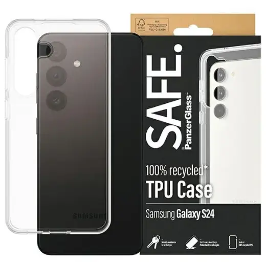 SAFE by PanzerGlass Sam S24 S921 Hardcase przezroczysty|transparent SAFE95672