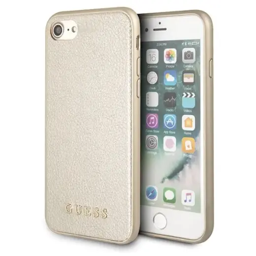 Guess GUHCI8IGLGO iPhone 7|8|SE 2020 | SE 2022 gold|złoty hard case Iridescent