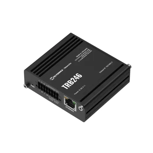 Teltonika TRB246 | Industrial router, IoT LTE gateway | Cat 4, 1x RJ45 100Mb|s, IP30