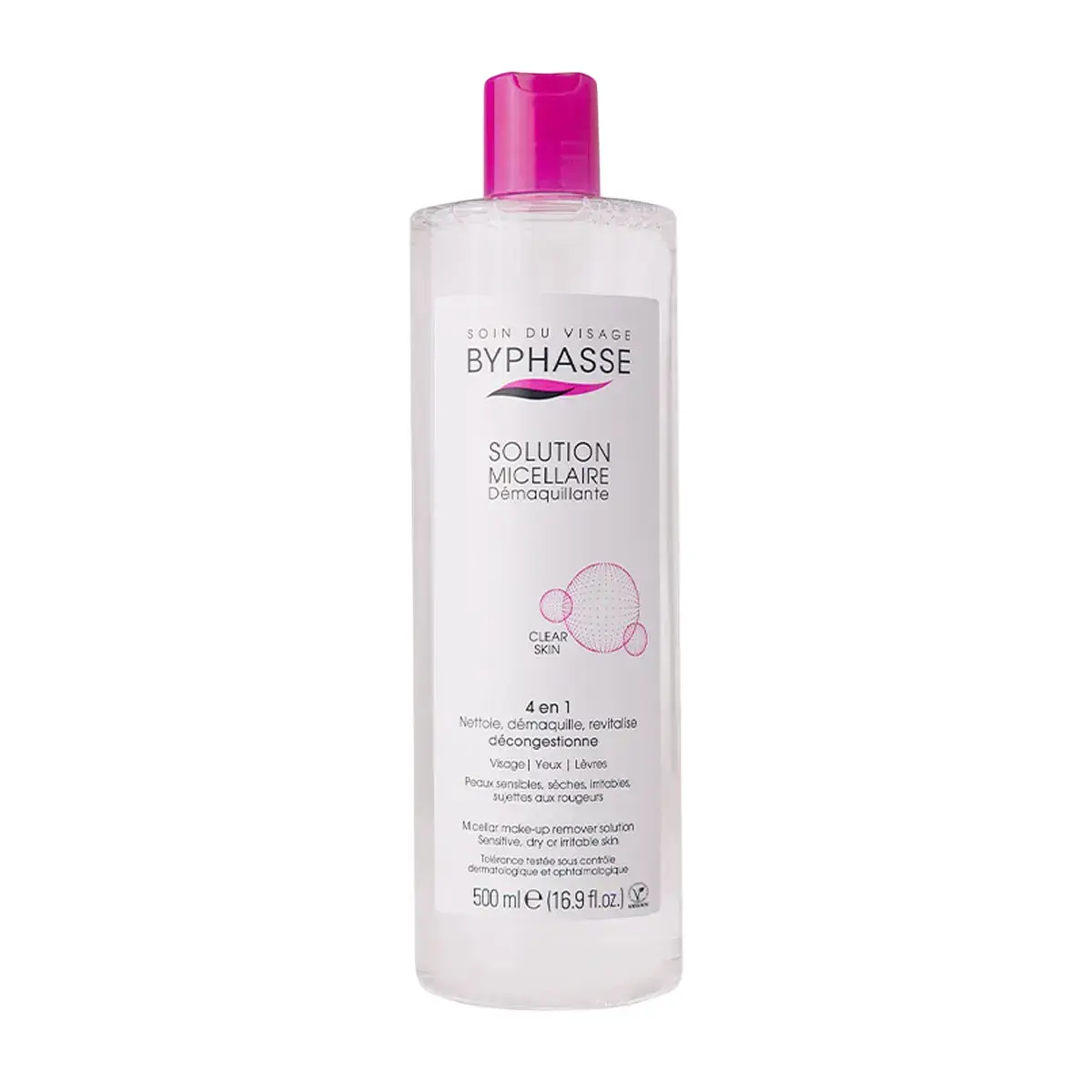 Byphasse, Byphasse, Makeup Removing, Micellar Water, For All Skin Types, 500 ml
