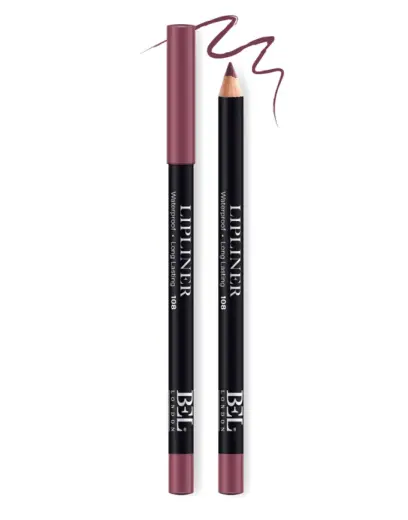 Bel London, BEL London, Hydrogenated Vegetable Oil, Waterproof, Contour, Lip Liner, 108, 0.78 g
