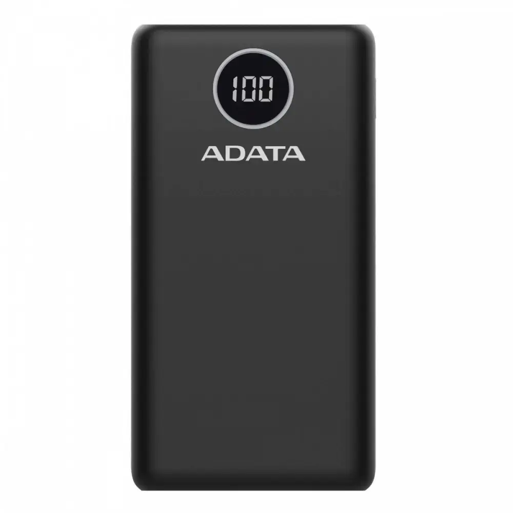 Ārējais akumulators P20000QCD 20000mAh Melns QC|PD