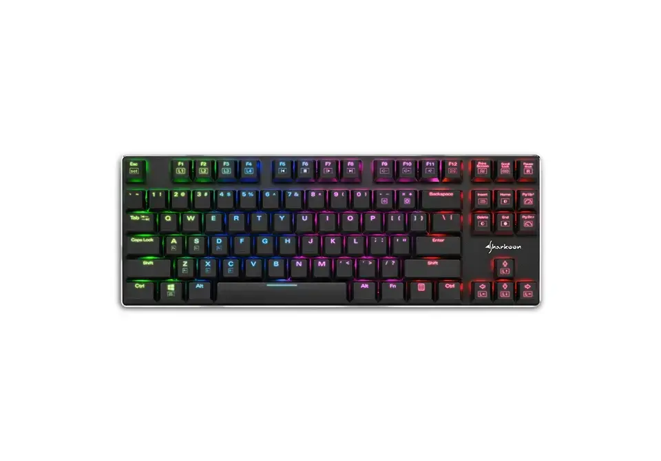 Sharkoon PureWriter TKL RGB US-Layout | Blue Switches