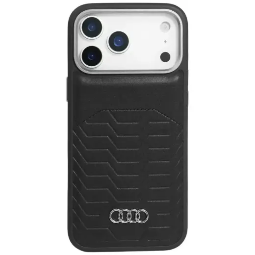 Audi GT maciņš ar MagSafe atbalstu telefonam iPhone 17 Pro Max melns