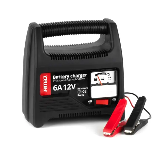Car battery charger 6A, 12V AMiO SBC-6A