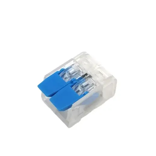 Gnybtas minkštam kabeliui 2P 250V 16A 0.75-2.5mm2 -40°C to+85°C