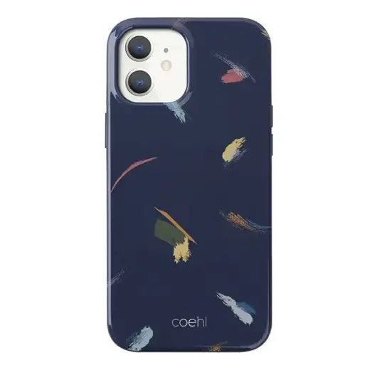 UNIQ Coehl Reverie phone case for iPhone 12 mini prussian blue