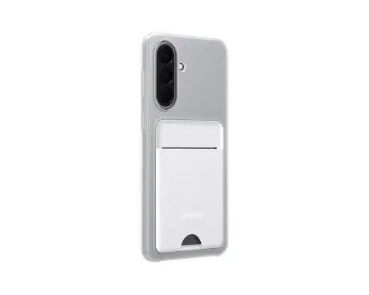Samsung Card Slot knyginio tipo telefono dėklas Samsung Galaxy A57 (A576) pilkas