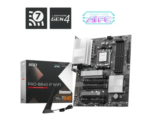 Motherboard PRO B840-P WIFI AM5 4DD R5 ATX