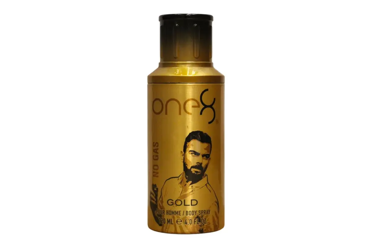One 8 No Gas Gold, Scented Spray, For Men, 120 ml