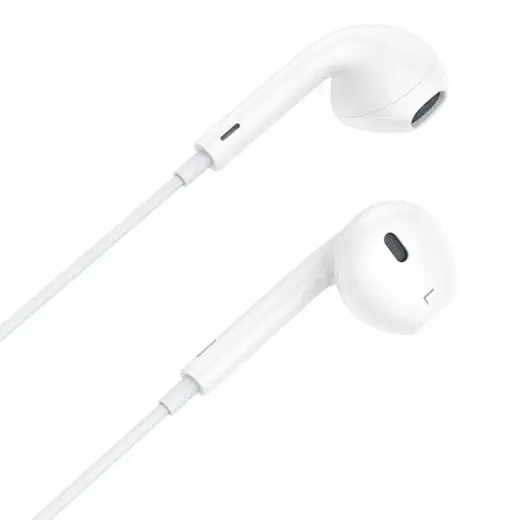 Vipfan M13 wired in-ear headphones (white) 