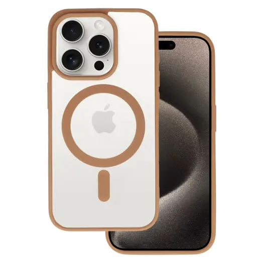 Acrylic Color чехол с поддержкой MagSafe для телефона iPhone 13 Pro титановый