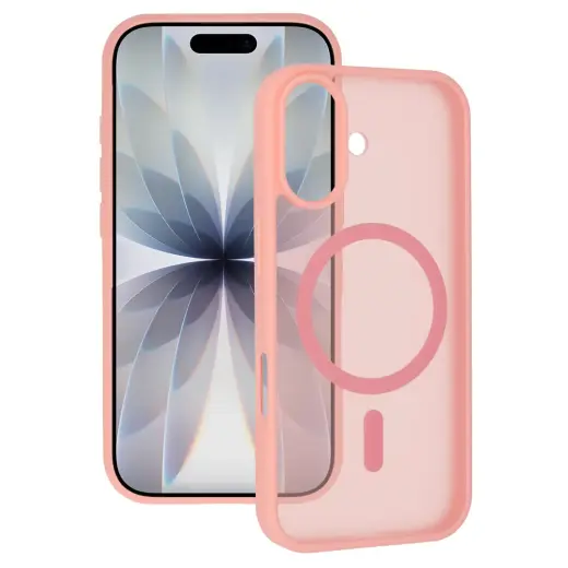 Tel Protect Aura Matte phone case with MagSafe support for iPhone 17 orange