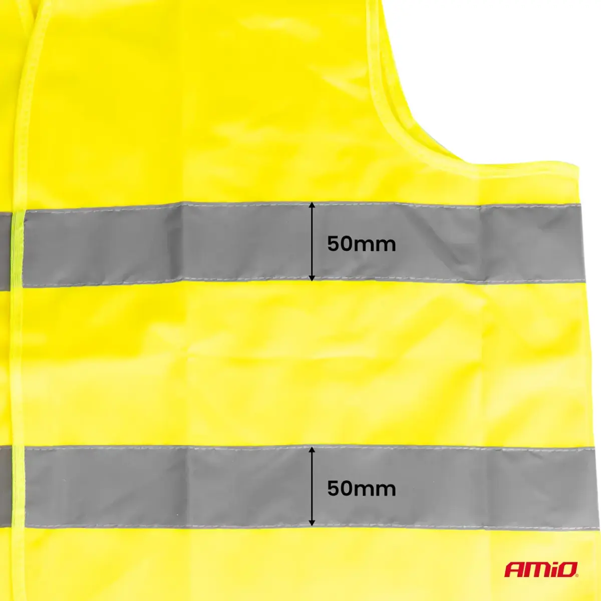 Safety vest XXXL yellow with certificate AMIO-03935