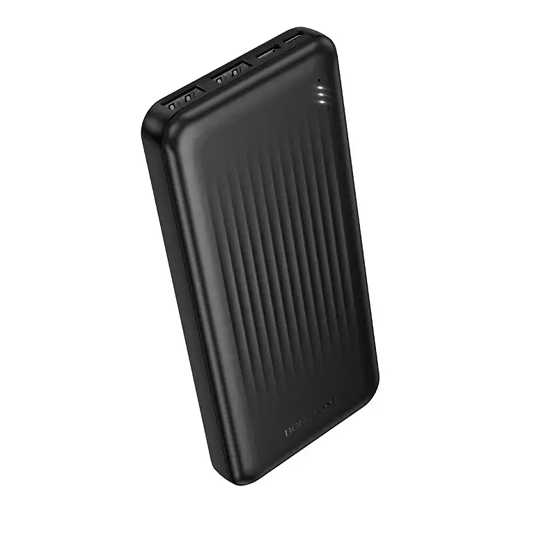 Borofone BJ78 Clever ārējais akumulators (powerbank) | 10 000 mAh | USB-A | melns