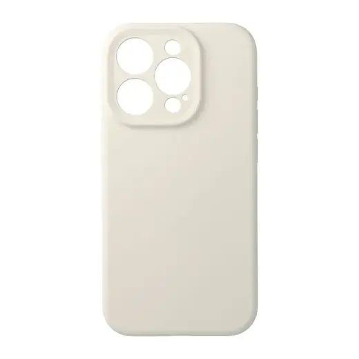 Forcell F-Protect Rubber Premium telefoni ümbris MagSafe toega iPhone 15 Pro valge