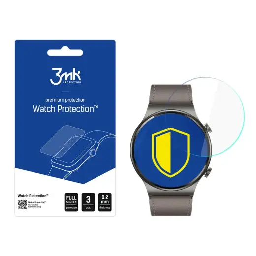 Huawei Watch GT 2 Pro - 3mk Watch Protectionâ¢ v. FlexibleGlass Lite