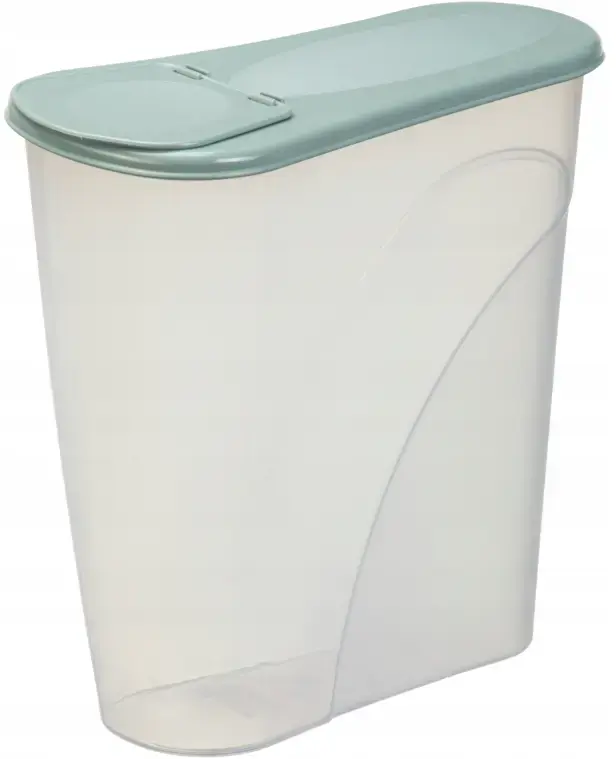 Dispenser container for dry cereal 3.5L, green