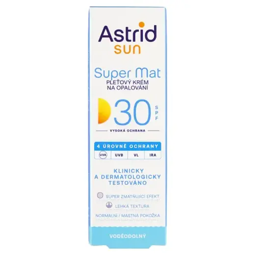 Astrid Sunscreen SPF 30 Super Mat 50 Ml