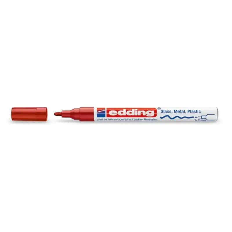Edding 751 Paint Marker Red (4-751002) (4751002)
