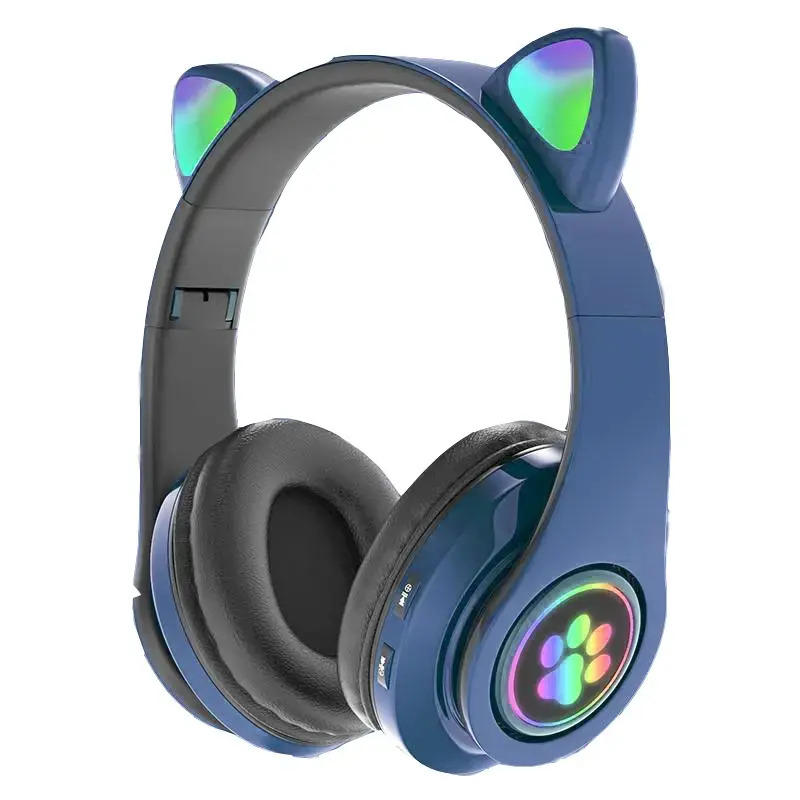 Goodbuy Paws wireless headsets for kids | bluetooth 5.0 | blue