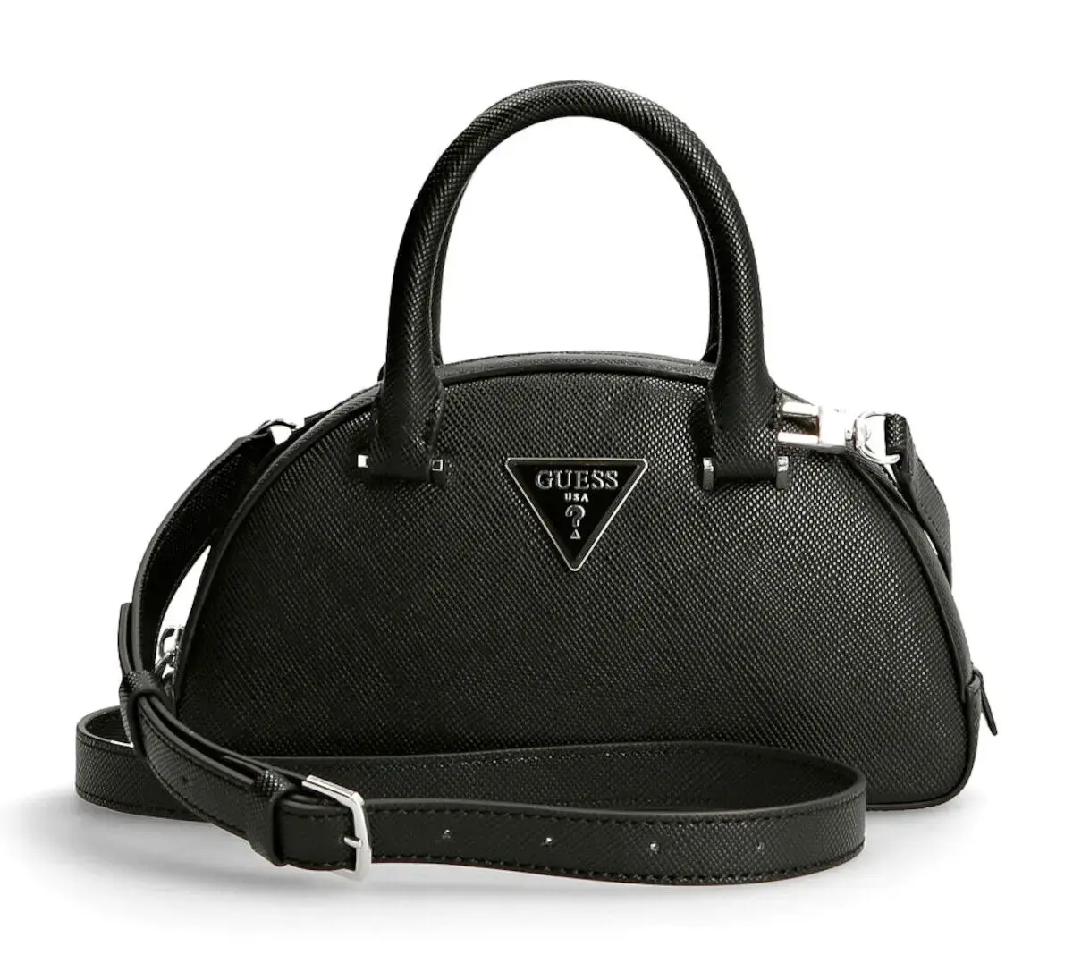 Guess, Cordelia, Polyurethane, Textile Bag, Black, For Women, Mini
