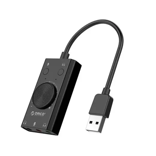 Orico multifunction USB 2.0 External Sound Card 10cm