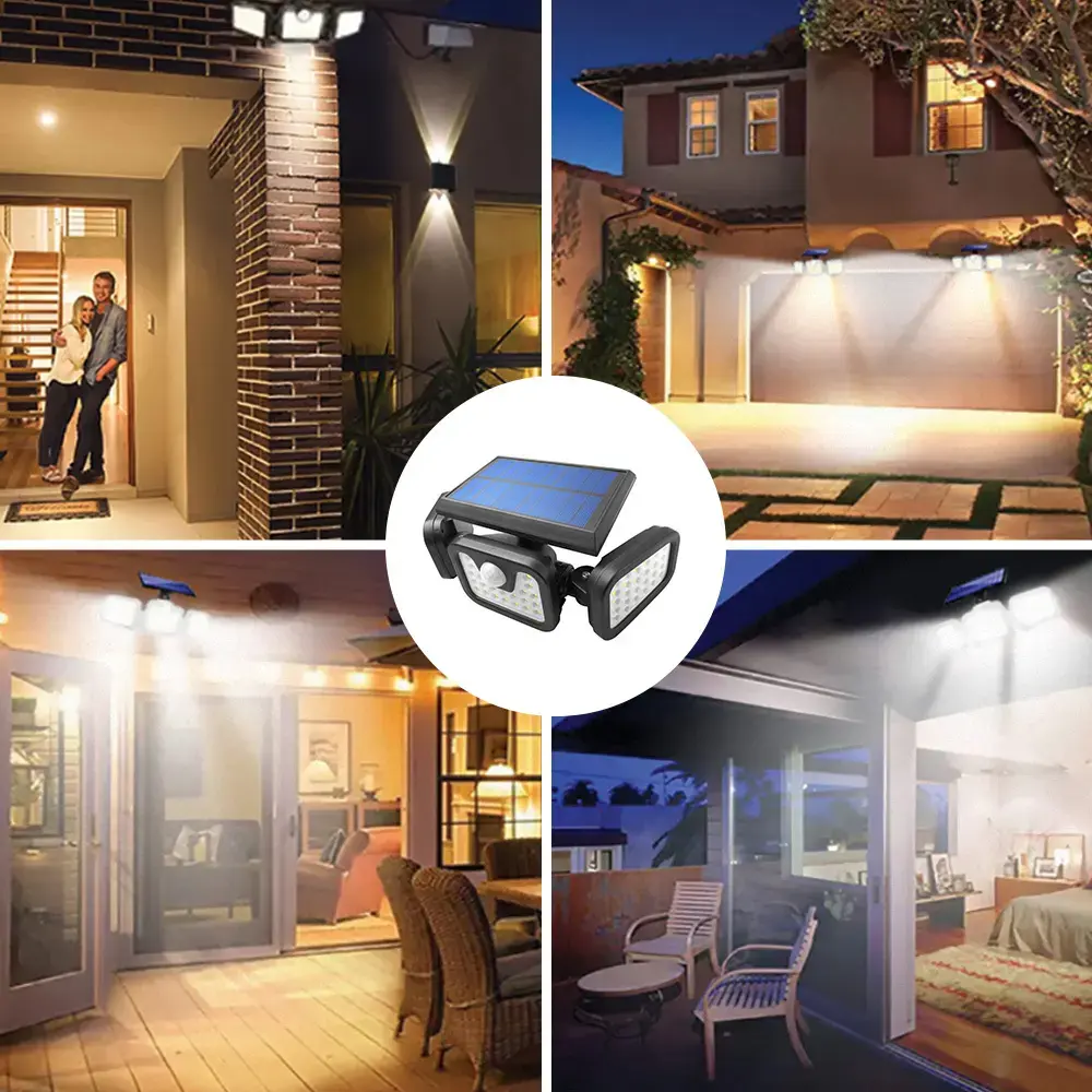 Forever Light Solar LED Lamp SUNARI FLS-03 74*SMD PIR 8W 600lm 6000K 2400mAh Li-Ion
