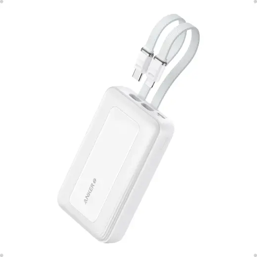 Anker A1681H21 external battery (powerbank) | 20000 mAh | 30W | USB-C, Lightning | white