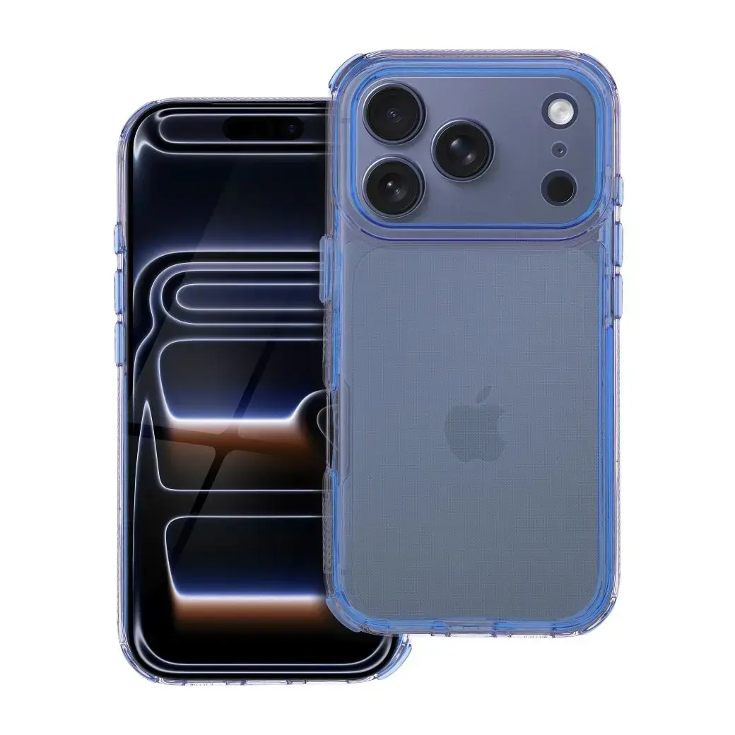 MATRIX CLEAR Case for IPHONE 17 Pro blue