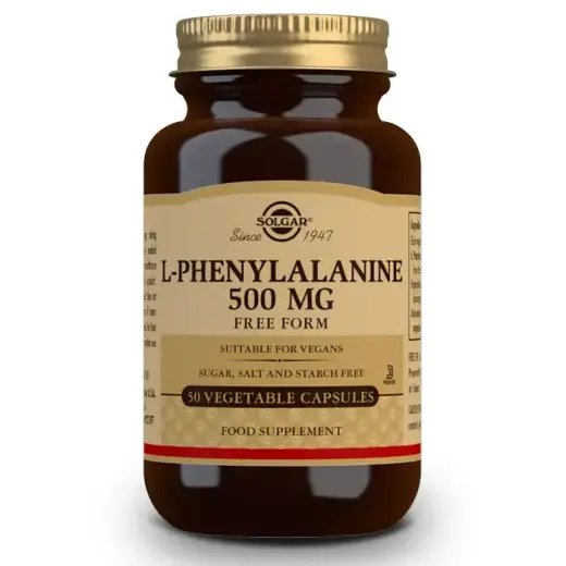 Solgar L-Phenylalanine 500mg 50 Capsules