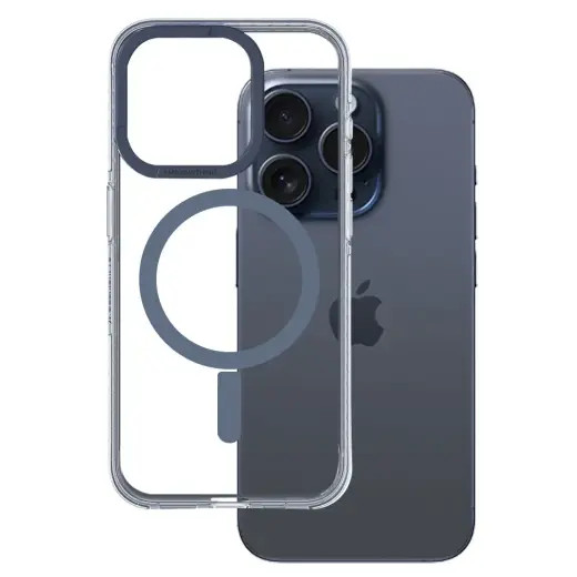 Amazing Thing Titan Pro telefoni ümbris MagSafe toega iPhone 15 Pro Max sinine