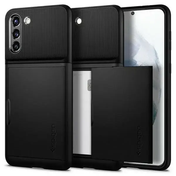 Spigen Slim Armor CS Samsung G996 S21+czarny|black ACS02393