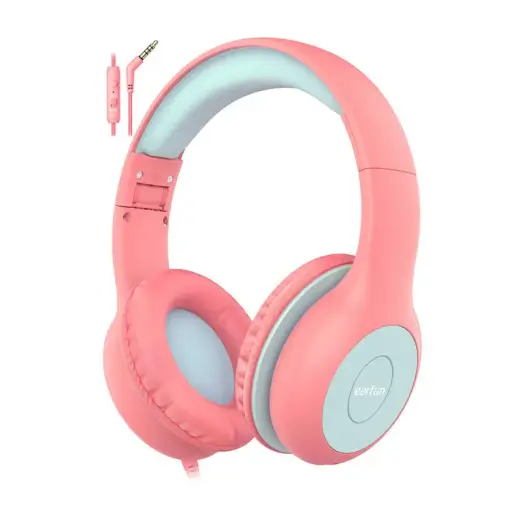 EarFun Kids K1 In-Ear Headphones (purple-pink)