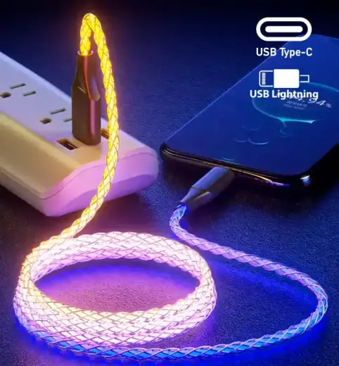 Fusion data transfer and charging cable | USB-C to Lightning | 12W | 1m