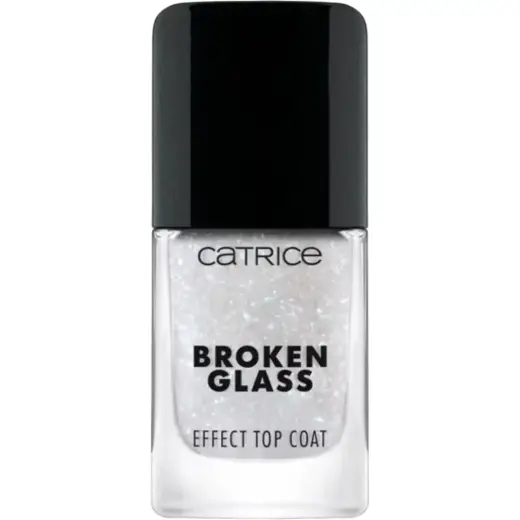 Catrice, Broken Glass, Top Coat, Nail Polish, 050, Sparkling Reflection, 10.5 ml