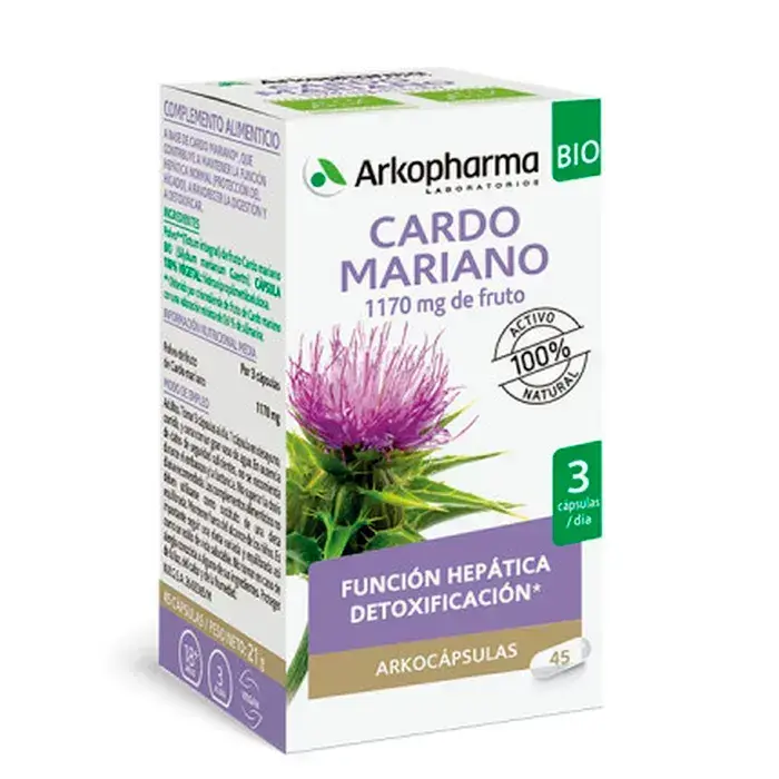 Arkopharma Milk Thistle 45 Capsules (8470007273691)