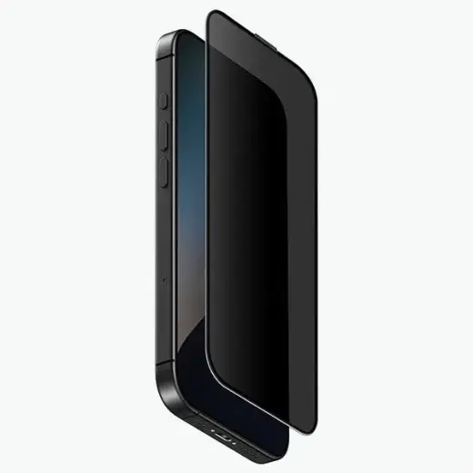 UNIQ Optix Privacy iPhone 16 6.1" privacy tempered glass with applicator