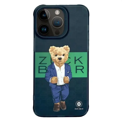Zuck Bear French Riviera maciņš telefonam iPhone 15 Pro Max daudzkrāsains