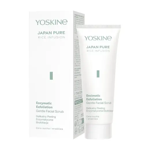 Yoskine, Japan Pure, Rice Infusion, Exfoliating Scrub, 75 ml