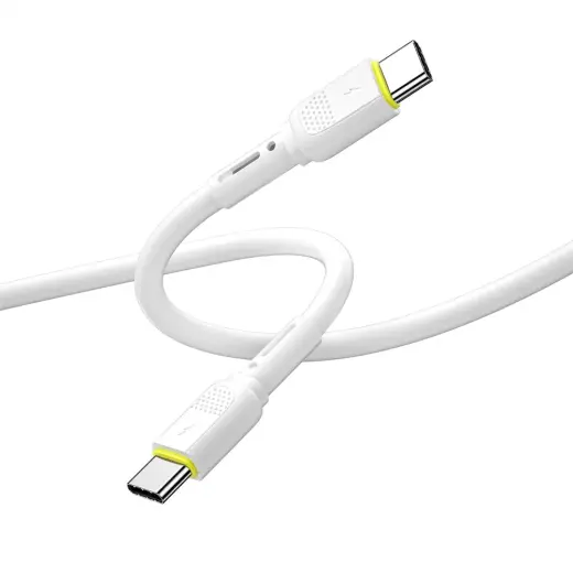 WIWU Wi-C034 data transfer and charging cable | USB-C to USB-C | 60W | white