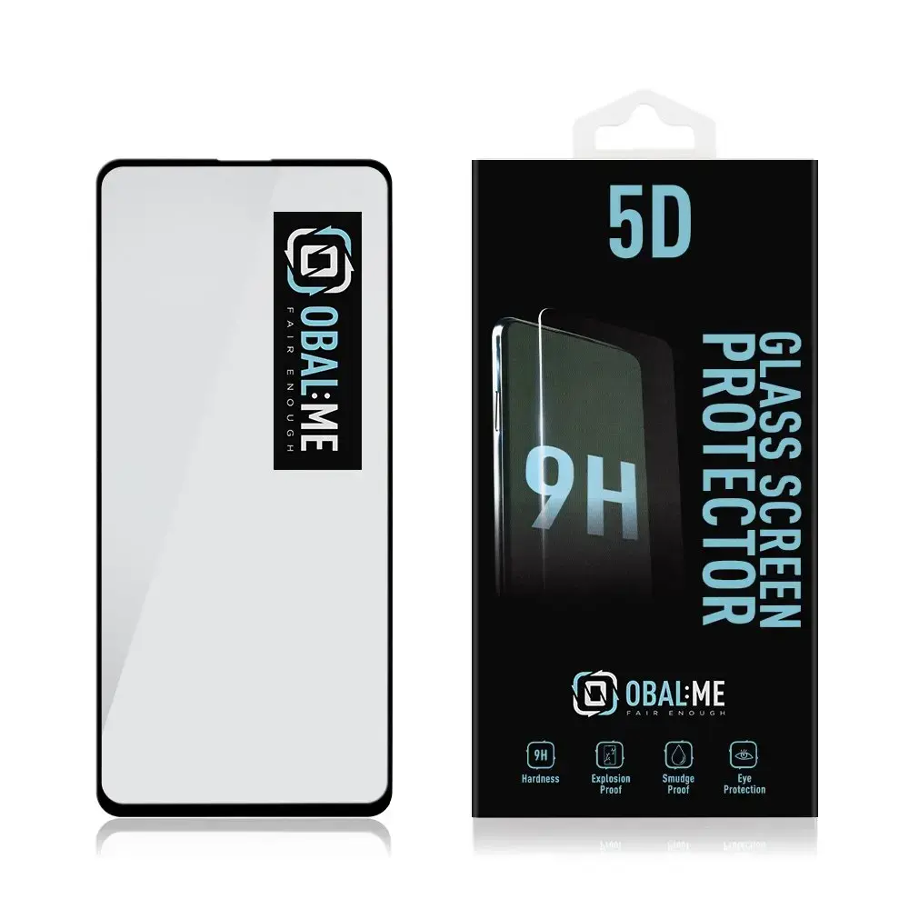 OBAL:ME 5D aizsargstikls telefona ekrānam Samsung Galaxy A52 4G (A525) | A52 5G (A526) | A52s 5G (A528) | A53 5G (A536)
