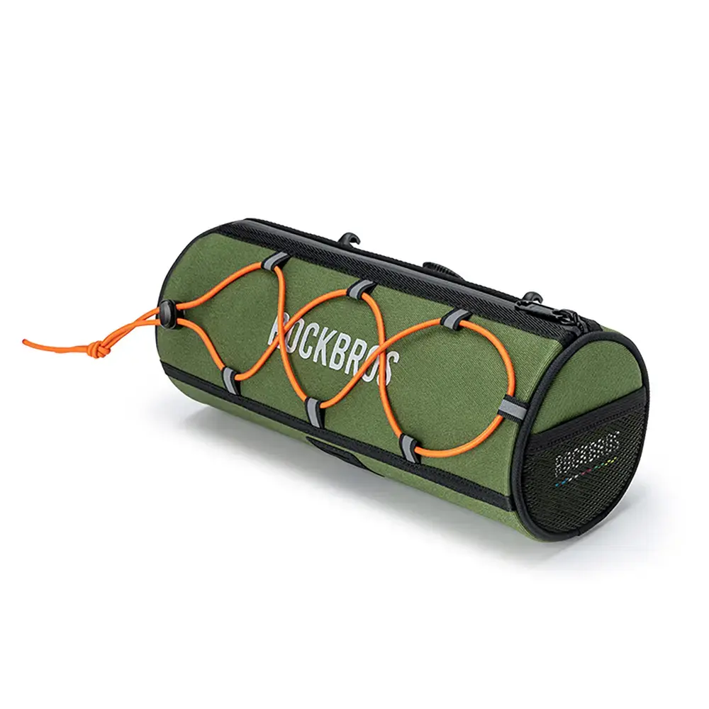 Torba na kierownicę 1,5L Rockbros TL002 ROAD TO SKY wodoodporna – zielona