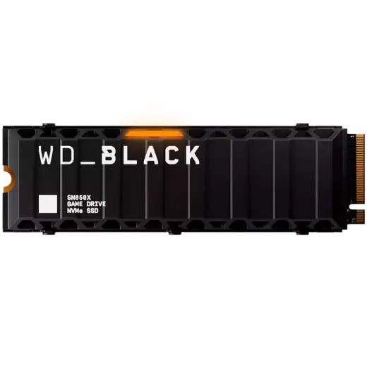 SSD POWERED BY SANDISK  Black SN850X HeatSink 8TB M.2 2280 PCIe Gen4 x4 NVMe, Read/Write: 7200/6600 MBps, IOPS 1200K/1200K, TBW: 4800