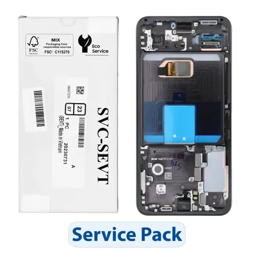 ServicePack LCD Display SAMSUNG S22 S901 GH82-27520A Black