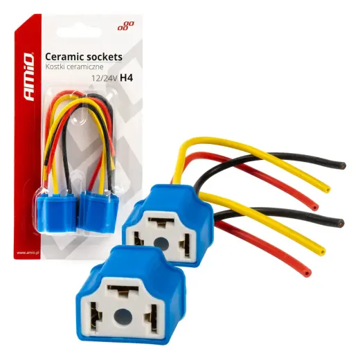 Ceramic sockets 2 pcs H4
