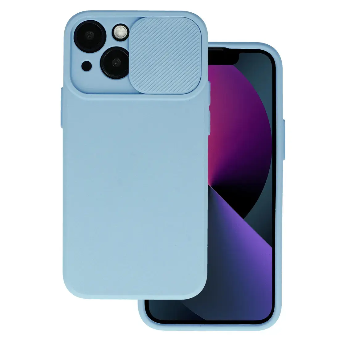 Camshield Soft for Iphone 15 Light blue